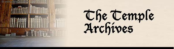 Welcome to the temple archives