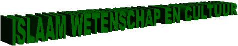 ISLAAM WETENSCHAP EN CULTUUR