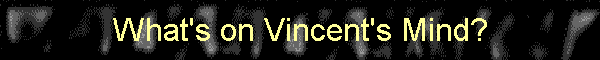 What's on Vincent's Mind?