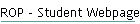 ROP - Student Webpage