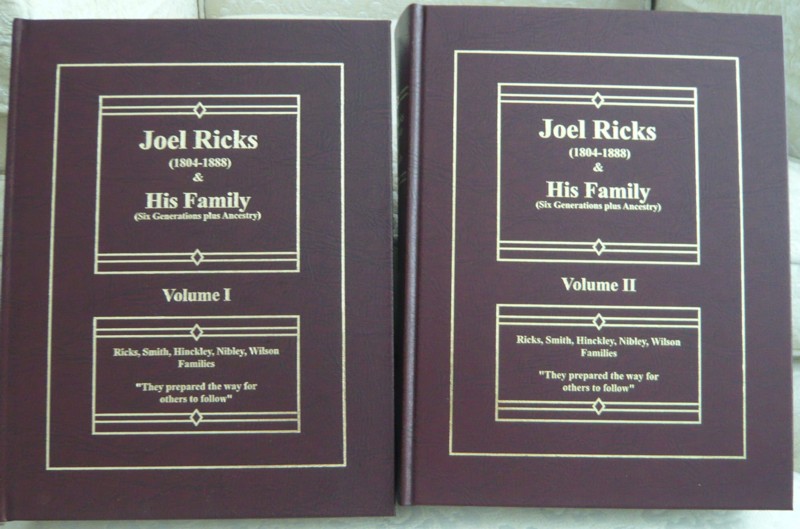 Joel Ricks Book, 2007